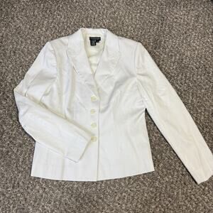 VTG J Peterman Company Blazer White Sailor Jacket Size M New READ